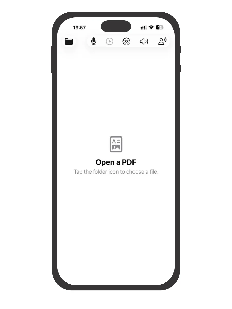 Open any Pdf from your phone