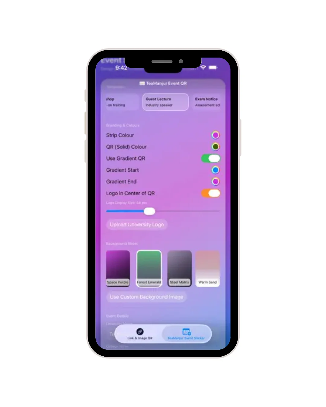 QR Code App screenshot