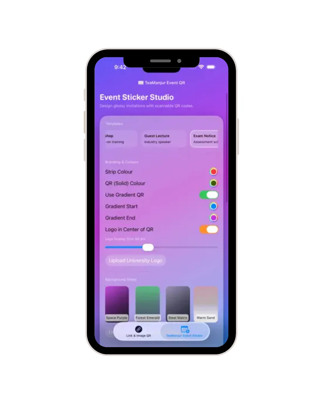 QR Code App screenshot