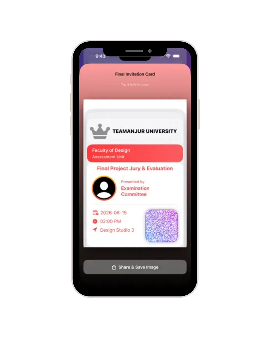 QR Code App screenshot
