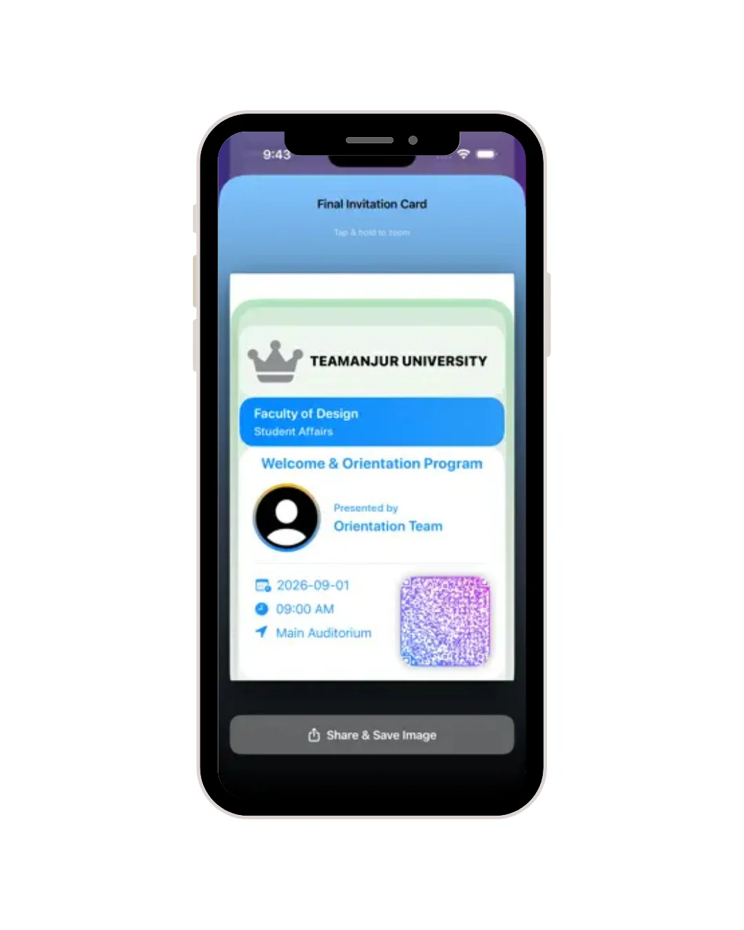 QR Code App screenshot