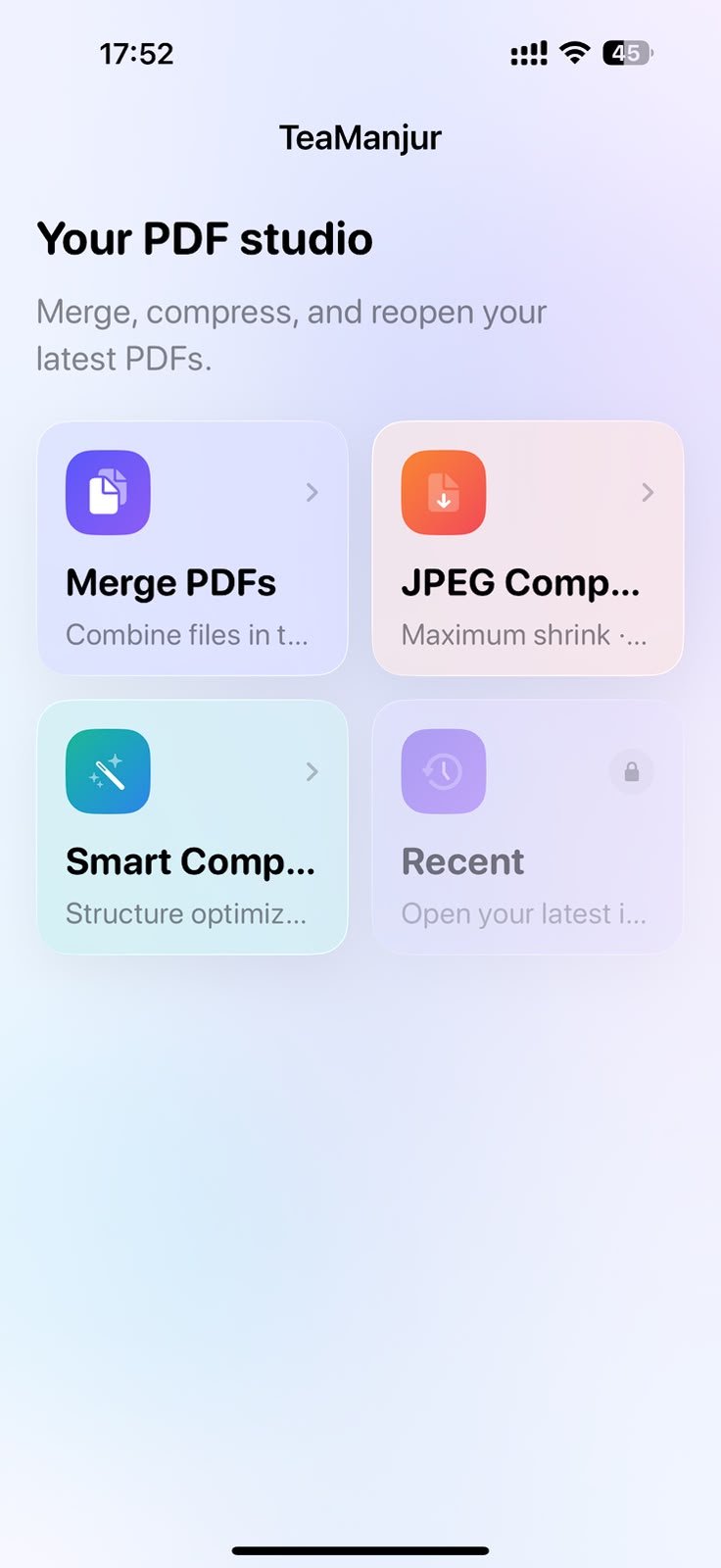 TeaManjur Your PDF Studio Screenshot-1