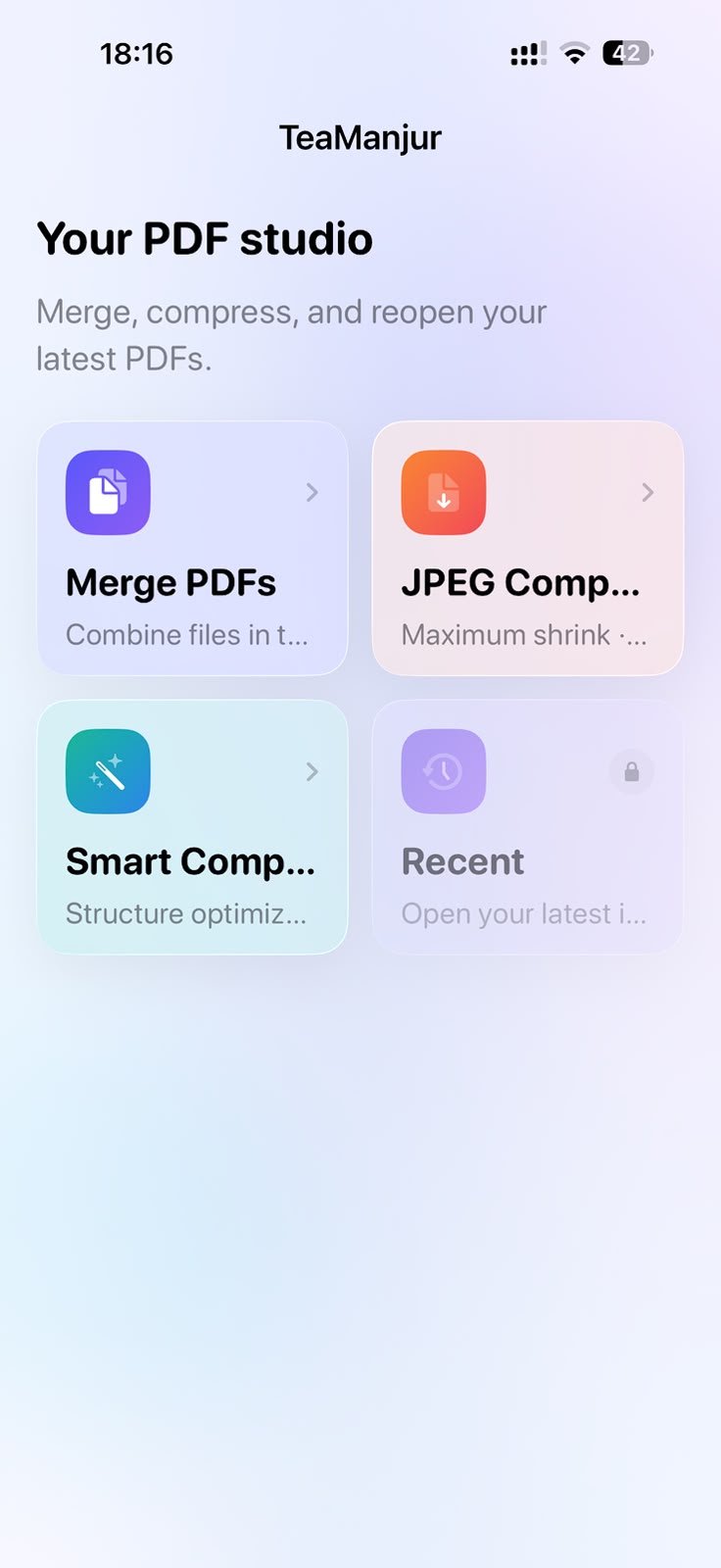 TeaManjur Your PDF Studio hero image