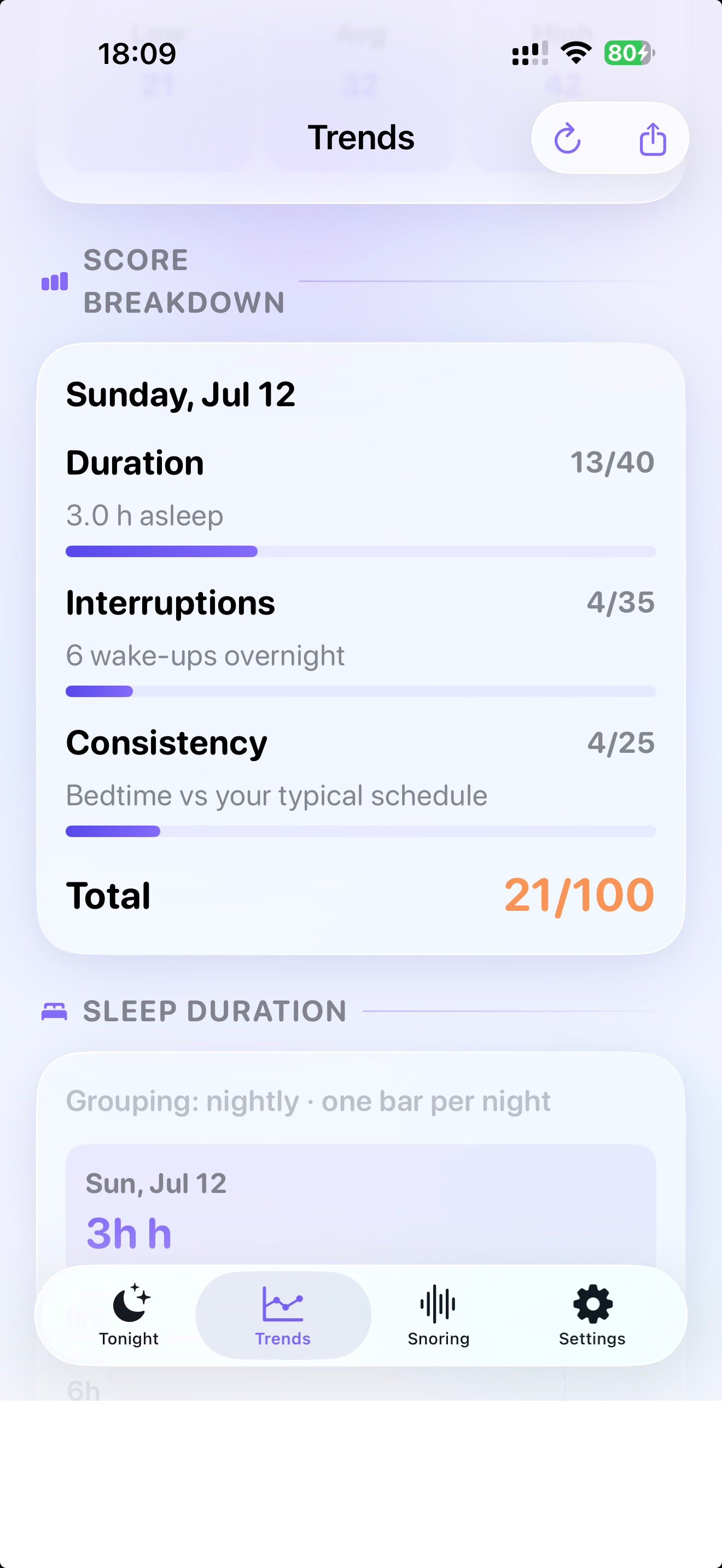 Teamsleep screenshot